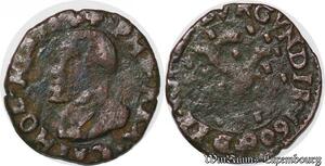 S4865 France Franche Comté Philippe II Double Cuivre 1606 Dole -> Faire Offre
