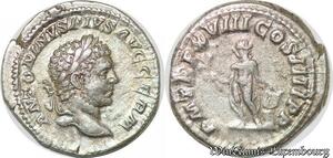 S4894 Denar Caracalla PM TR P XVIII Cos IIII PP 197-217 Argent -> Faire Offre