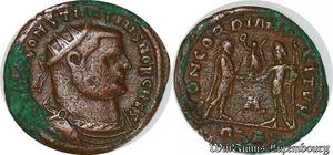 S4964 Constance I Chlore Aurelianus Alexandrie Concordia Militvm a Ale 305