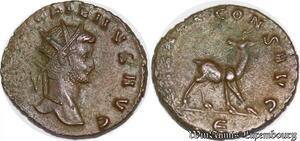 S5041 Rare ! Gallien Antoninien 267 268 Rome Dianae Antilope SPL ! >M offer