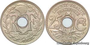 S5116 France 25 Centimes Lindauer 1921 SUP - Faire Offre