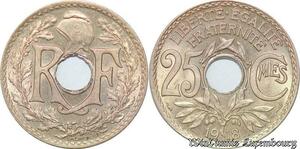 S5117 France 25 Centimes Lindauer 1918 FDC- Faire Offre