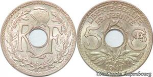 S5132 5 Centimes Lindauer 1917 Grand Module SPL - Faire Offre