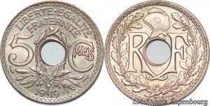 S5134 5 Centimes Lindauer 1919 SPL - Faire Offre