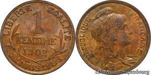 S5136 France 1 centime Daniel Dupuis 1902 SUP - Faire Offre