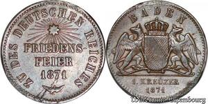 S5144 Allemagne 1 Kreuzer 1871 - Faire Offre