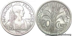 S5153 Indochine Francaise 10 Cent 1945 Paris UNC ! MS- Faire Offre