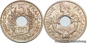 S5157 Indochine Francaise 5 Cent 1939 Paris FDC ! - Faire Offre