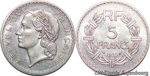 S5194 France 5 Francs LavrillI Nickel 1933 SUP SPL - Faire Offre