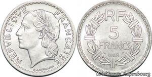 S5206 France 5 Francs Lavrillier 1948 Splendide -&gt; Faire Offre