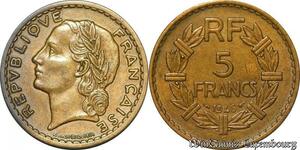 S5209 France 5 Francs Lavrillier 1946 C Castelsarrasin SUP -&gt; Faire Offre