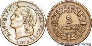 S5218 France 5 Francs Lavrillier 1946 C Castelsarrasin -&gt; Faire Offre