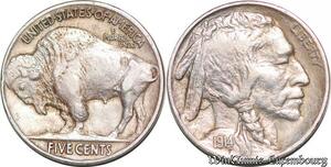 S5278 USA 5 Cents Buffalo 1914 - Faire Offre
