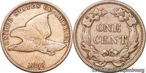 S5297 USA 1 Cent Flying Eagle Small Letters 1858 - Faire Offre