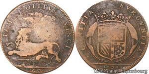 S5380 France Jeton Token Bourgogne Seconde conquête de la Franche-Comté 1674