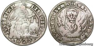 S5397 Scarce Italy John Corner II 30 Soldi 1722 Sanctvs Marcvs Venetvs Diligite