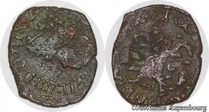 S5409 France Franche-Comte Double Denier Philippe IV 1621-1665 s.d -> Faire Offre