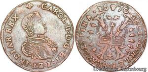 S5411 Jeton Charles II Netherlands Belgium Gect Povr Bvreav Des Fina 1670 Sup