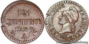 S5421 France 1 Centime Dupré An 7 A Petit 7 - Faire Offre