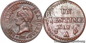 S5428 France 1 Centime Dupré An 6 A Petit 6 Décentré - Faire Offre