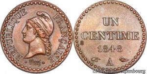 S5433 France 1 Centime Dupré 1848 A Paris SPL - Faire Offre