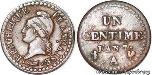 S5443 France 1 Centime Dupré An 7 A - Faire Offre