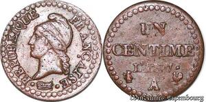 S5444 France 1 Centime Dupré An 7 A - Faire Offre