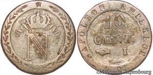 S5452 France 10 Cent Napoléon Empereur 1808 I Limoges - Faire Offre