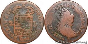 S5454 Belgium Duché de Namur 2 Liards 1709 Philippe V d’Espagne -> F Offre