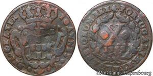 S5474 Portugal 10 Reis X 1/2 Vinten 1732 -> Make offer