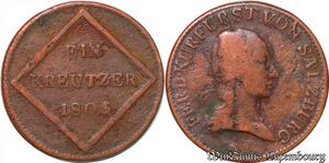 S5479 Allemagne Kreuzer 1805/4 Kurfürst Ferdinand - Faire Offre