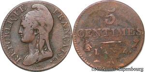 S5514 France 5 Centimes Dupré An 4 A Paris - Faire Offre