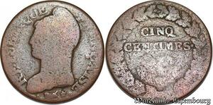 S5528 Rare France 5 Centimes Dupré An 7/5 W Lille - Faire Offre