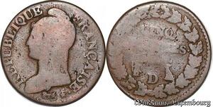 S5537 Rare France 5 Centimes Dupré 7 D Lyon - Faire Offre