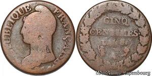 S5539 France 5 Centimes Dupré An 5 A Paris - Faire Offre