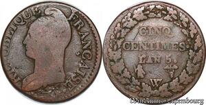 S5546 France 5 Centimes Dupré An 5 W Lille - Faire Offre
