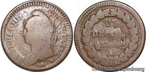 S5561 Rare Un Décime Dupré refrappe 2 Décime Duprés An A Paris - Faire Offre