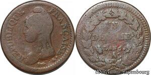 S5585 Rare France 1 Décime Dupré Reffrape 2 Décime Dupré An 5 A Paris - Faire Offre