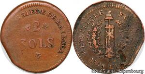 S5655 Convention Allemagne 2 Sols Siege Mayence 1793 An 2 - Faire Offre