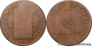 S5683 France Convention 1 Sol aux Balances 1793 ?? A identifier - Faire Offre