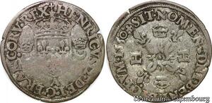 S5711 Rare France Douzain aux Croissants Henri II 1550 A Paris - Faire Offre