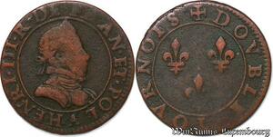 S5713 Rare France Double Tournois Paris Henri IV sans date - Faire Offre