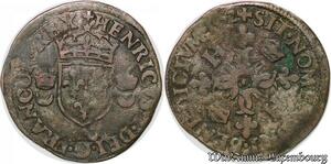 S5714 Rare France Douzain aux Croissants Henri II 1552 A Paris - Faire Offre