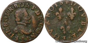 S5732 Rare Château-Regnault François de Bourbon double tournois ->Faire Offre