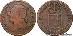 S5738 Demi Sol Louis XVI 1788 AA Metz ->Faire Offre