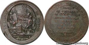 S5758 France Constiution 5 Sols Monneron 1792 An 4 - Faire Offre