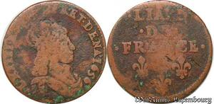 S5778 Liard de France Louis XIV 2e type 1656 - Faire Offre