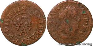 S5787 Denier Tournois Gaston D'Orléans 1651 A Paris ->Faire Offre