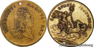 S5792 Jeton Token Louis XIV Late Cvncta Quadrige Profvndit - Faire Offre