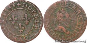 S5818 France Double Tournois Henri III 1588 A Paris - Faire Offre